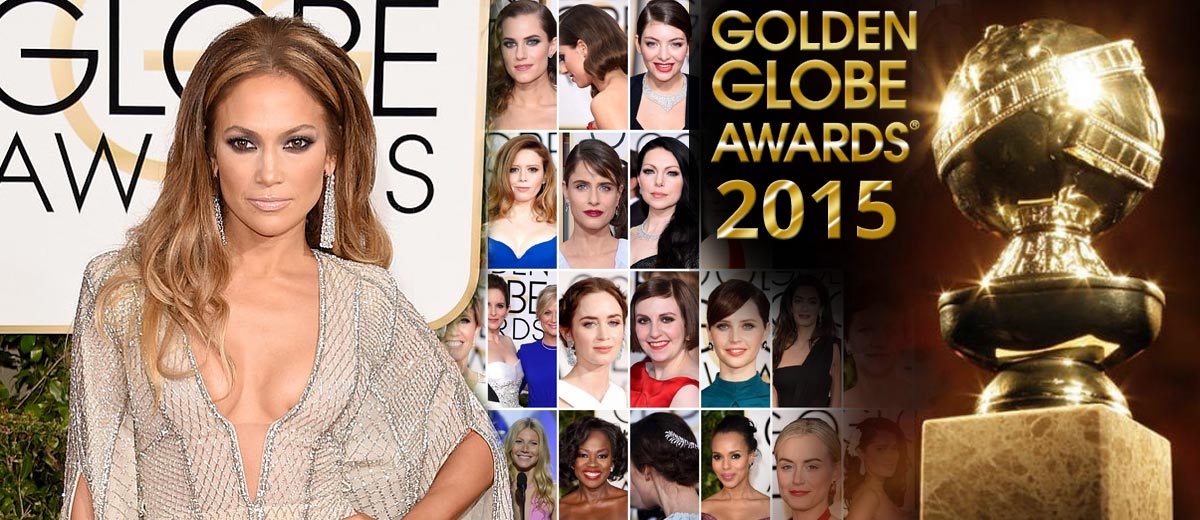 Hledáte inspiraci pro slavnostní účesy? Inspirujte se celebritami z Golden Globes 2015, jež je každoročně druhou nejsledovanější akcí z červeného koberce.