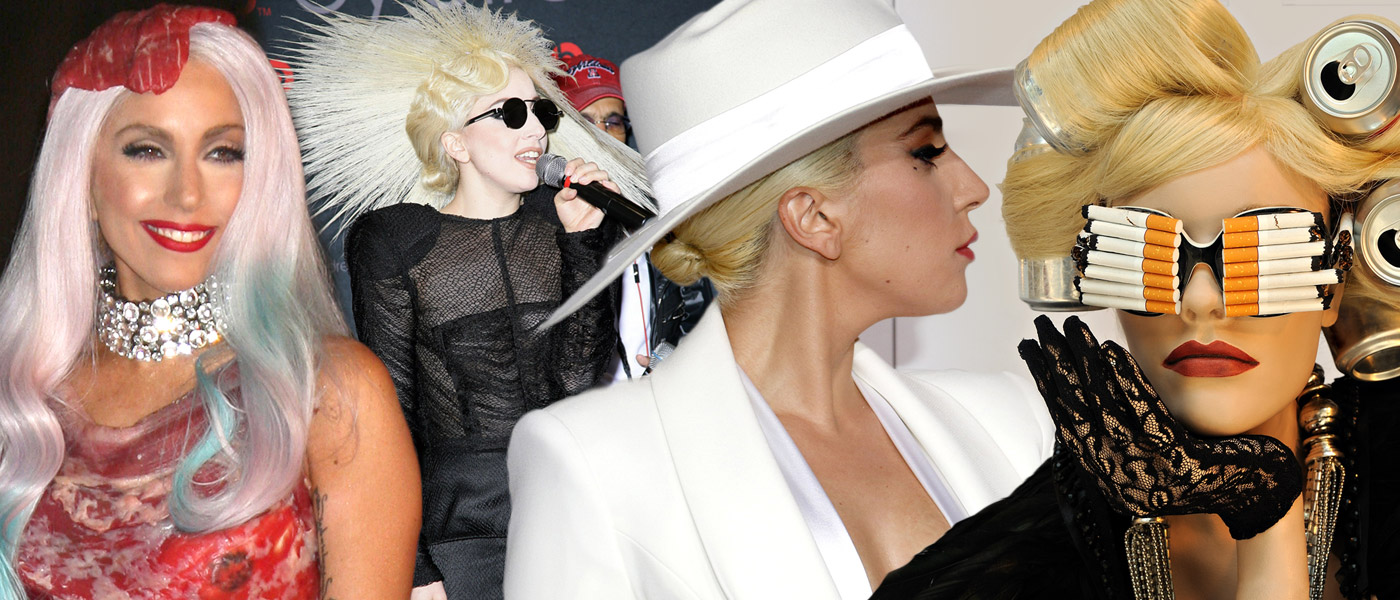 Účesy Lady Gaga jsou stejným pojmem, jako její crazy oblečení, ve kterém se objevuje nejen na svých koncertech, ale běžně i na veřejnosti.